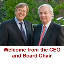 Welcome from the President and CEO