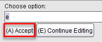 Accept button