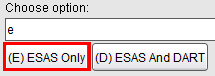 ESAS Only ESAS Only