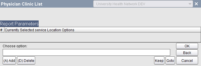 Service Location - Add button