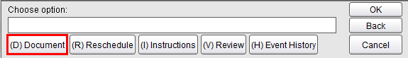 Choose the document button