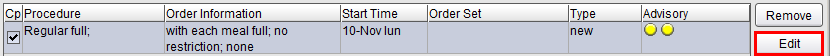 From order summary click Edit