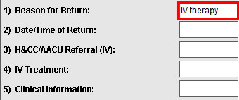 IV Therapy fields