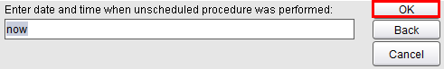 Enter date and time Enter date and time