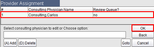 Consulting Physician list