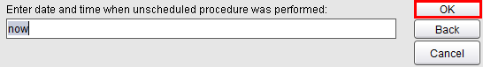Enter date and time