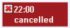 Cancelled dose event status